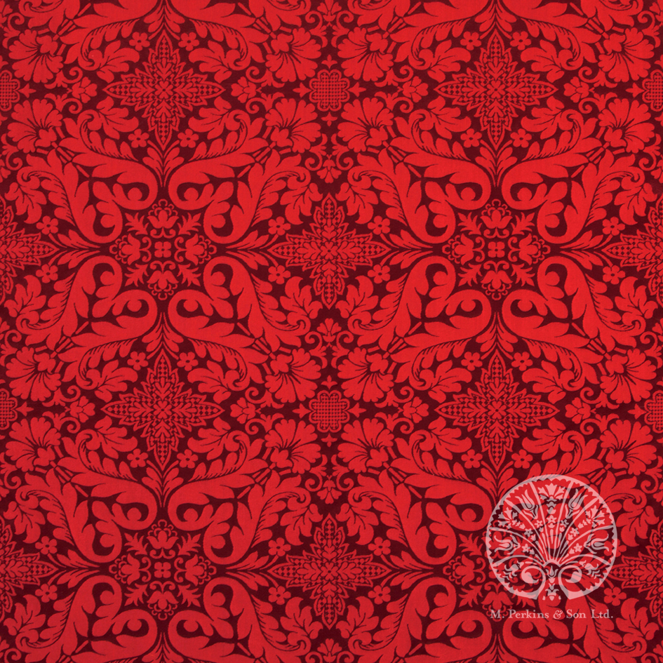 Red Florence Brocade