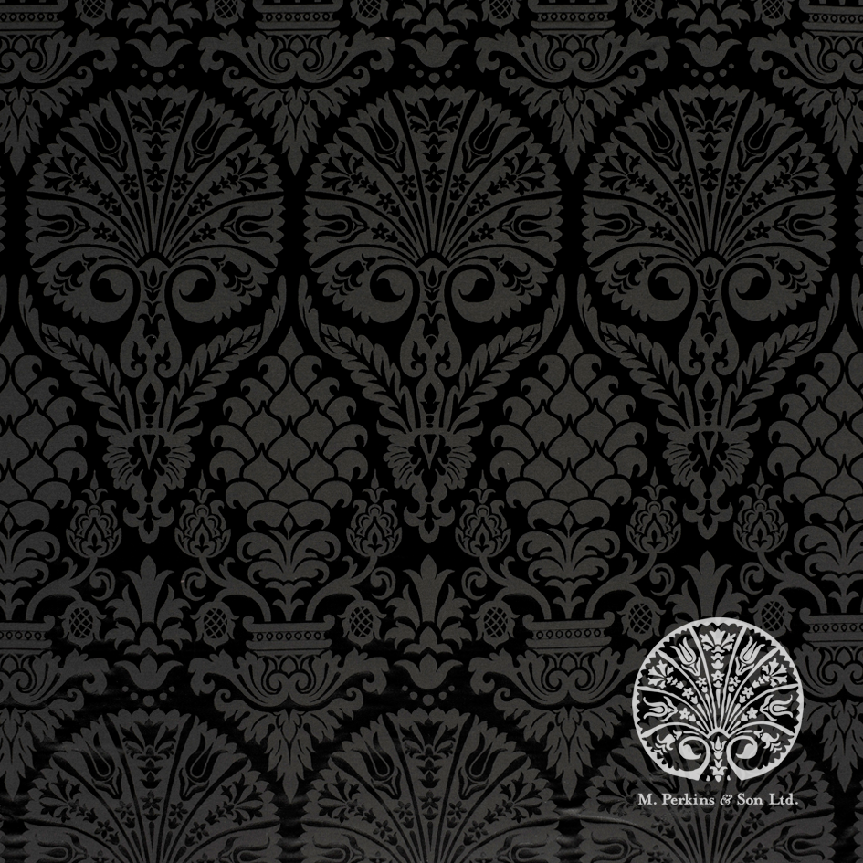 Black St. Nicolas Damask