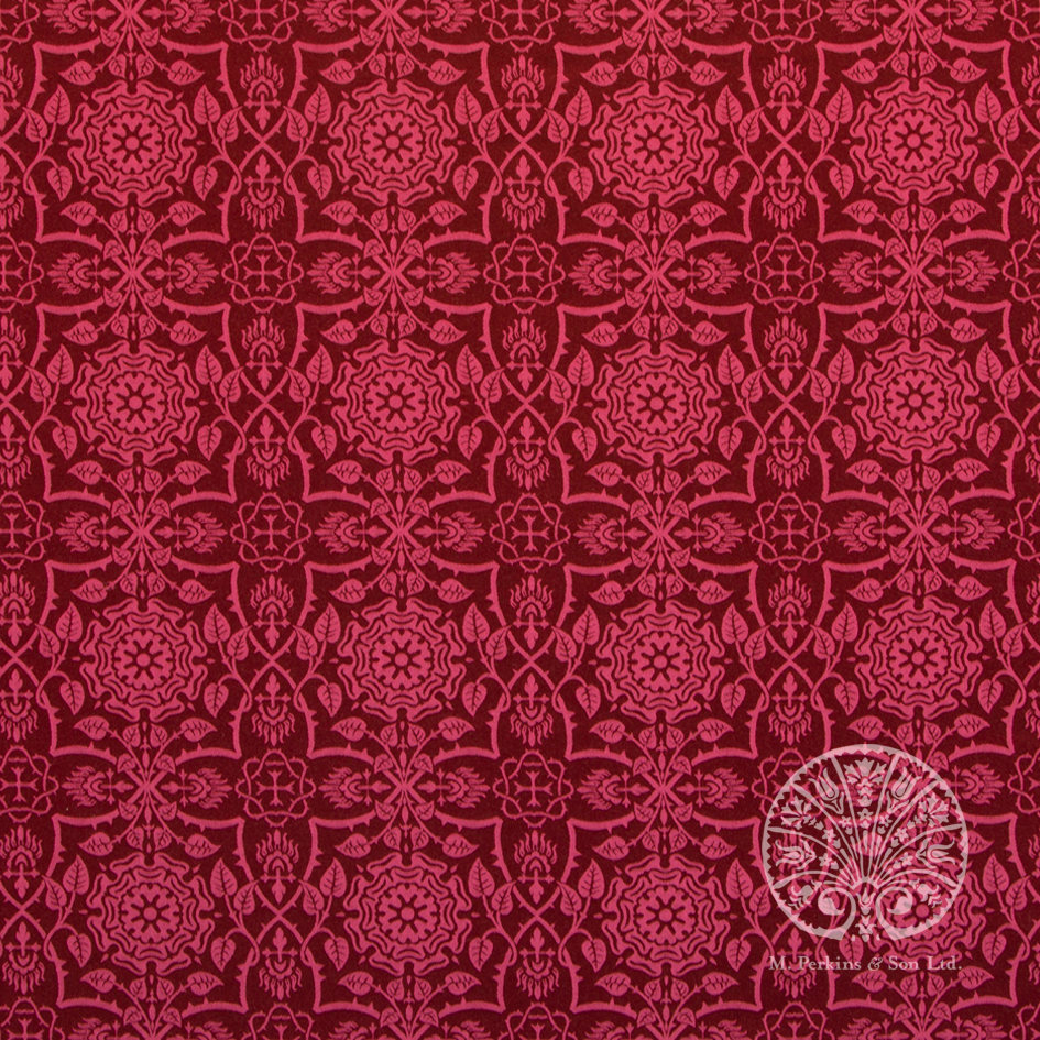 Red Glastonbury Brocade