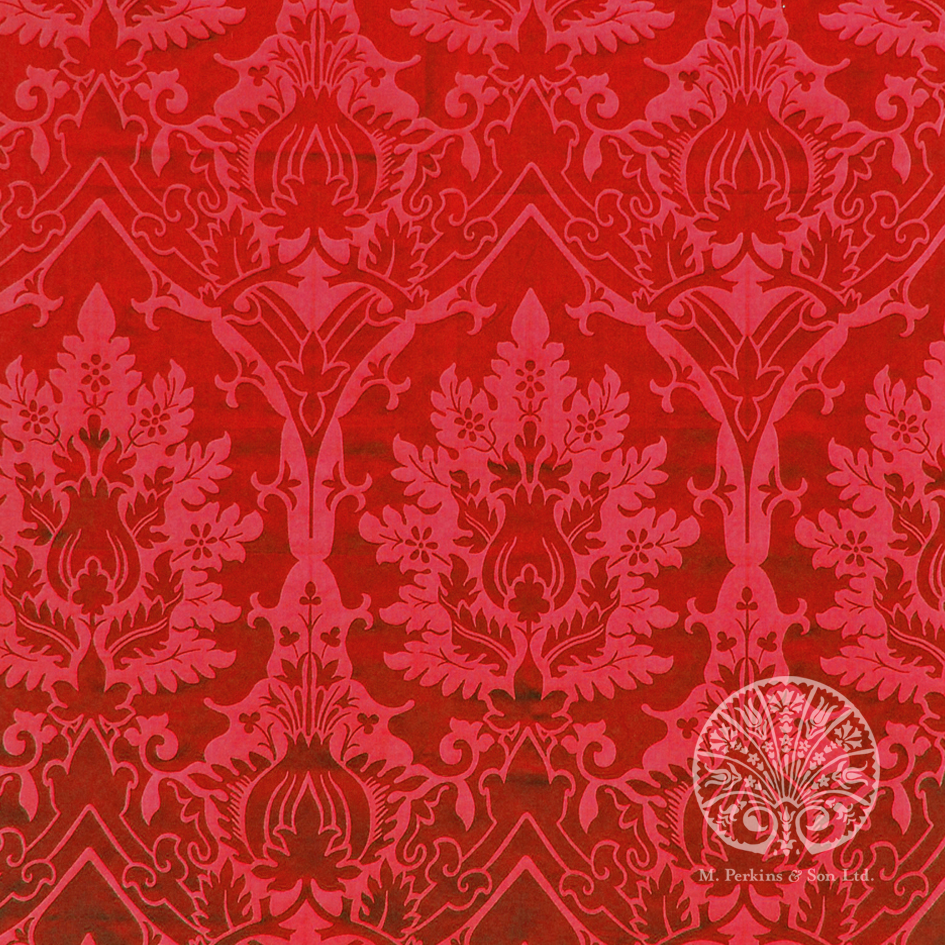 Red Bramfield Damask