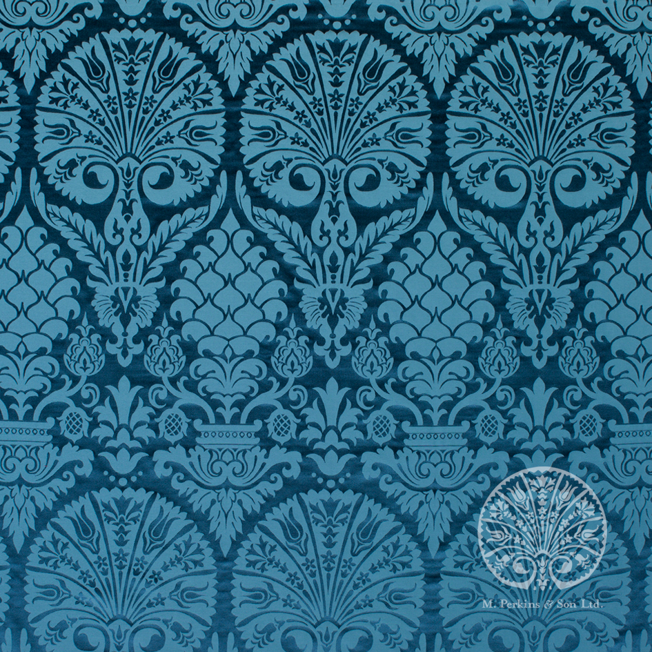 Blue St. Nicolas Damask