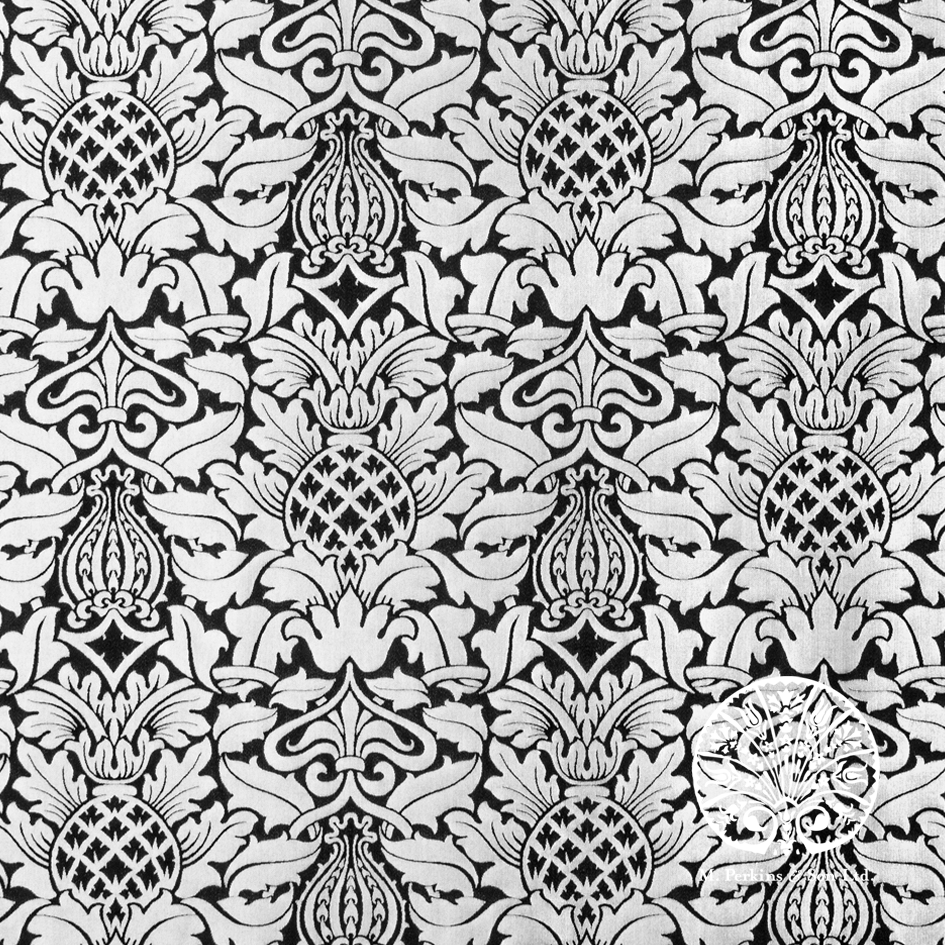 Brocade - Black/Silver Fairford