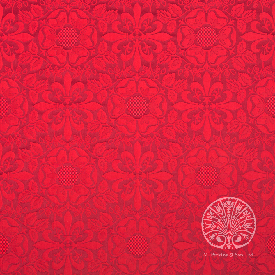 Red Lichfield Brocade