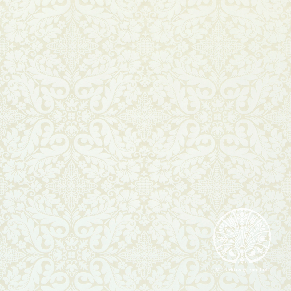 Bridal White Florence Brocade