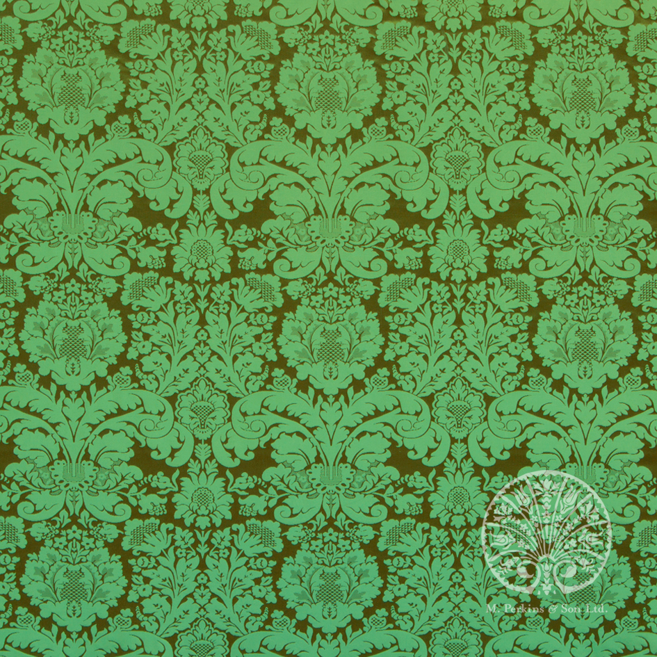 Green Truro Damask