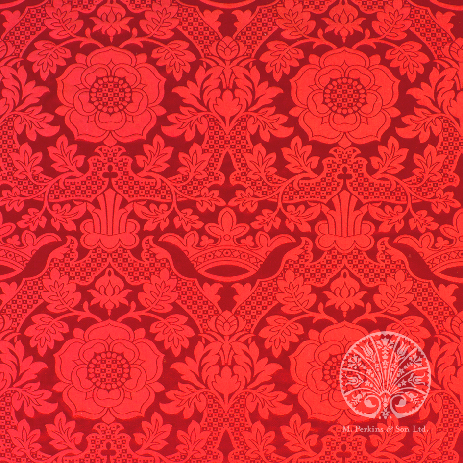 Red St. Margaret Brocade