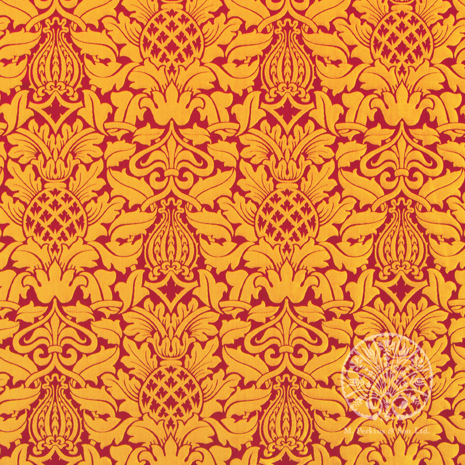 Brocade - Red/Gold Fairford