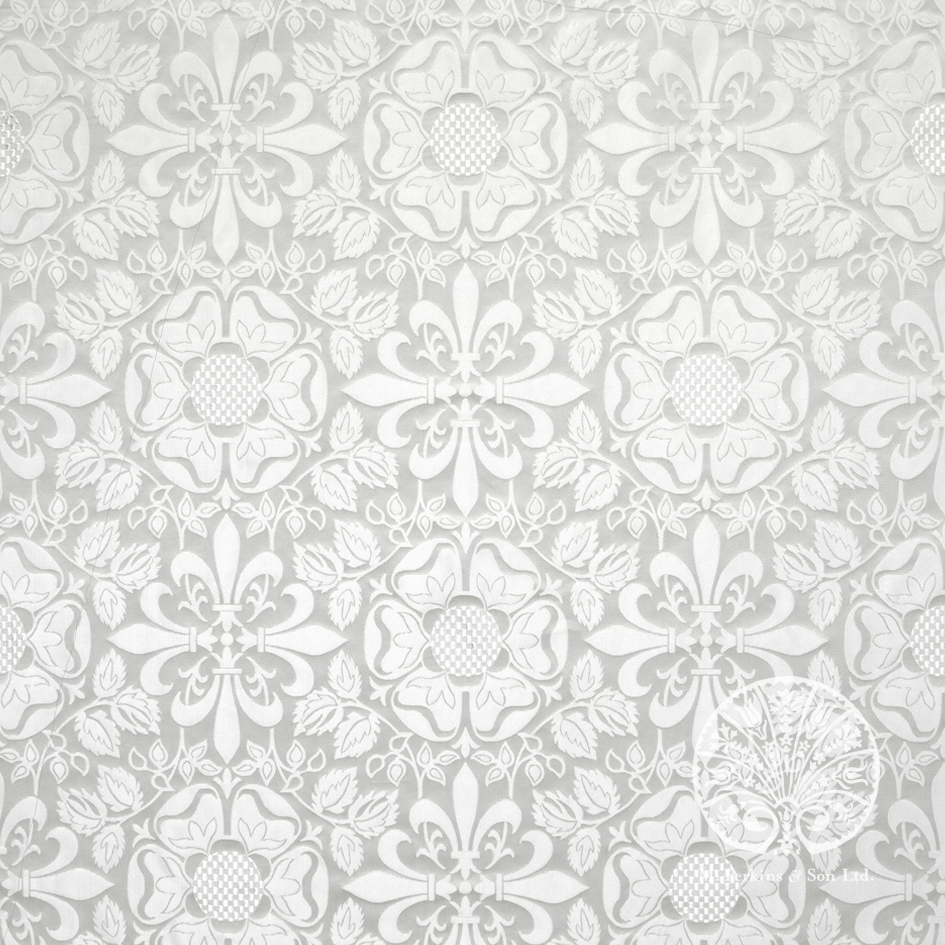 White Lichfield Brocade