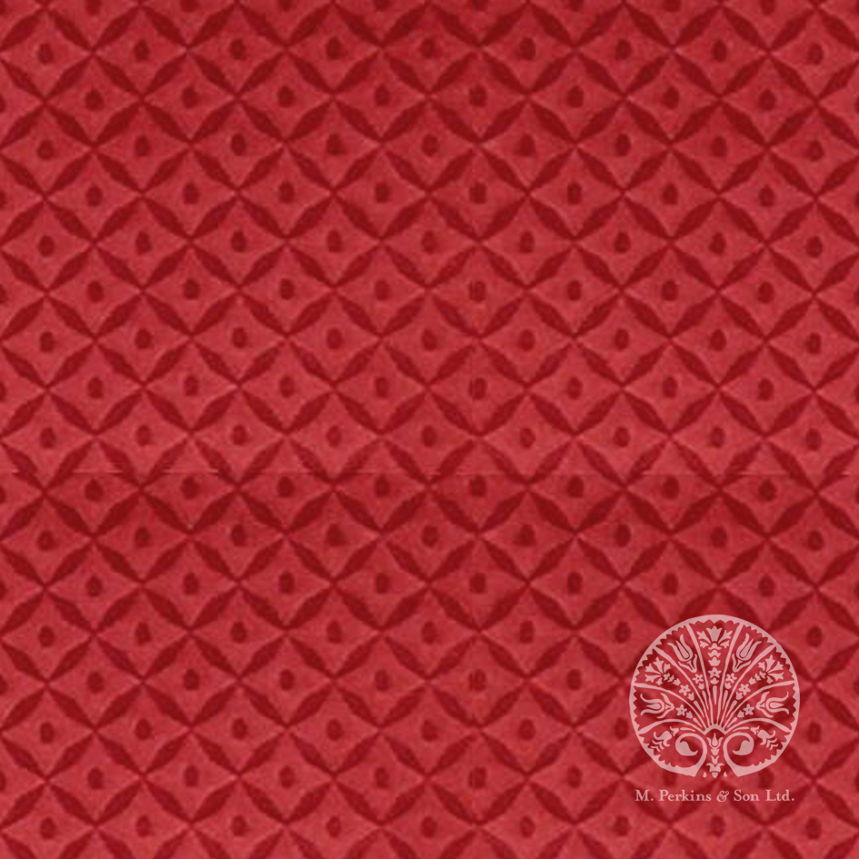 Red Romsey Brocade
