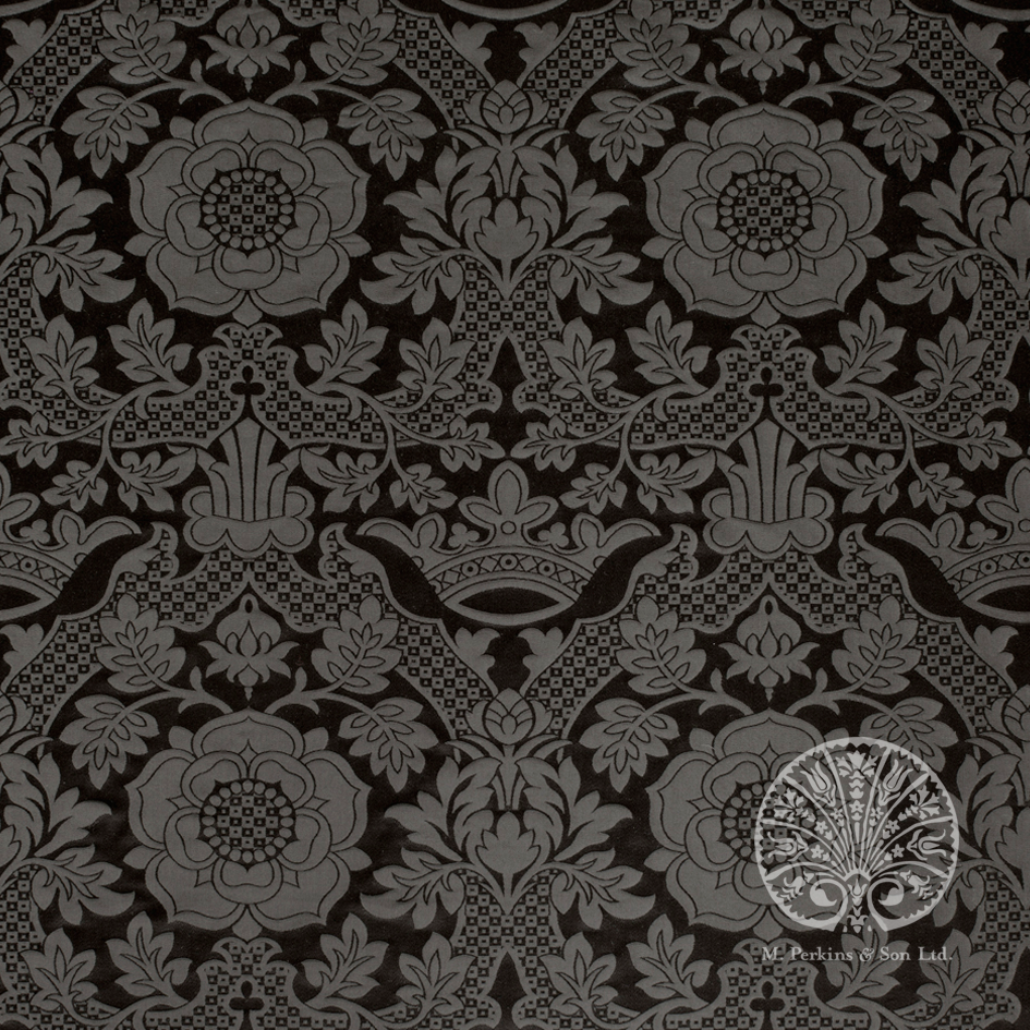 Black St. Margaret Brocade