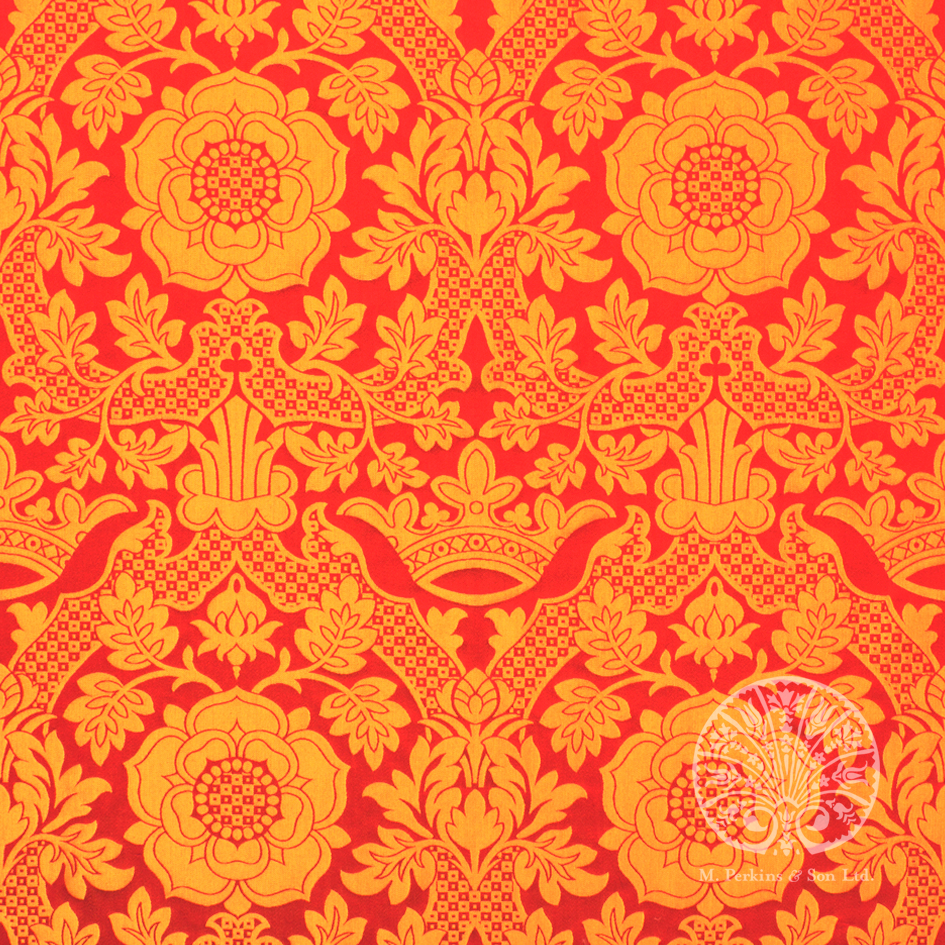 Red/Gold St. Margaret Brocade