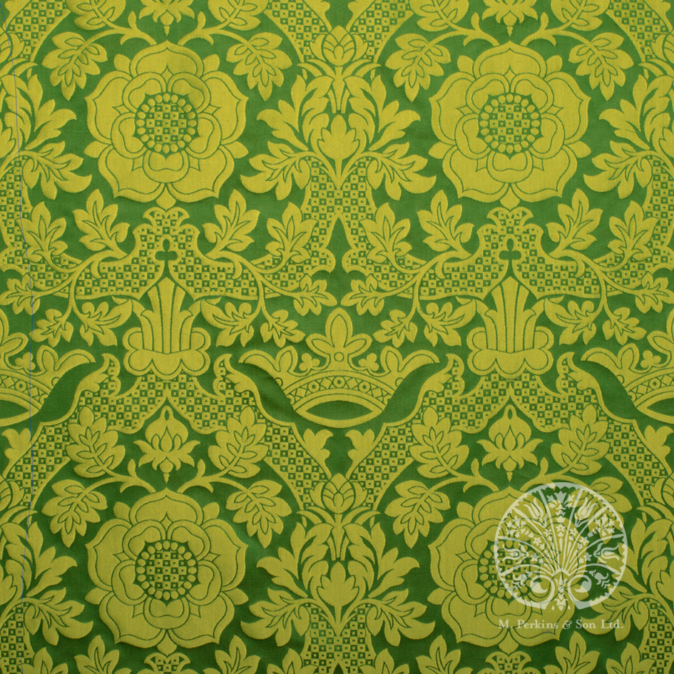 Green/Gold St. Margaret Brocade