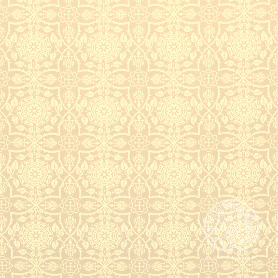 Ivory Glastonbury Brocade