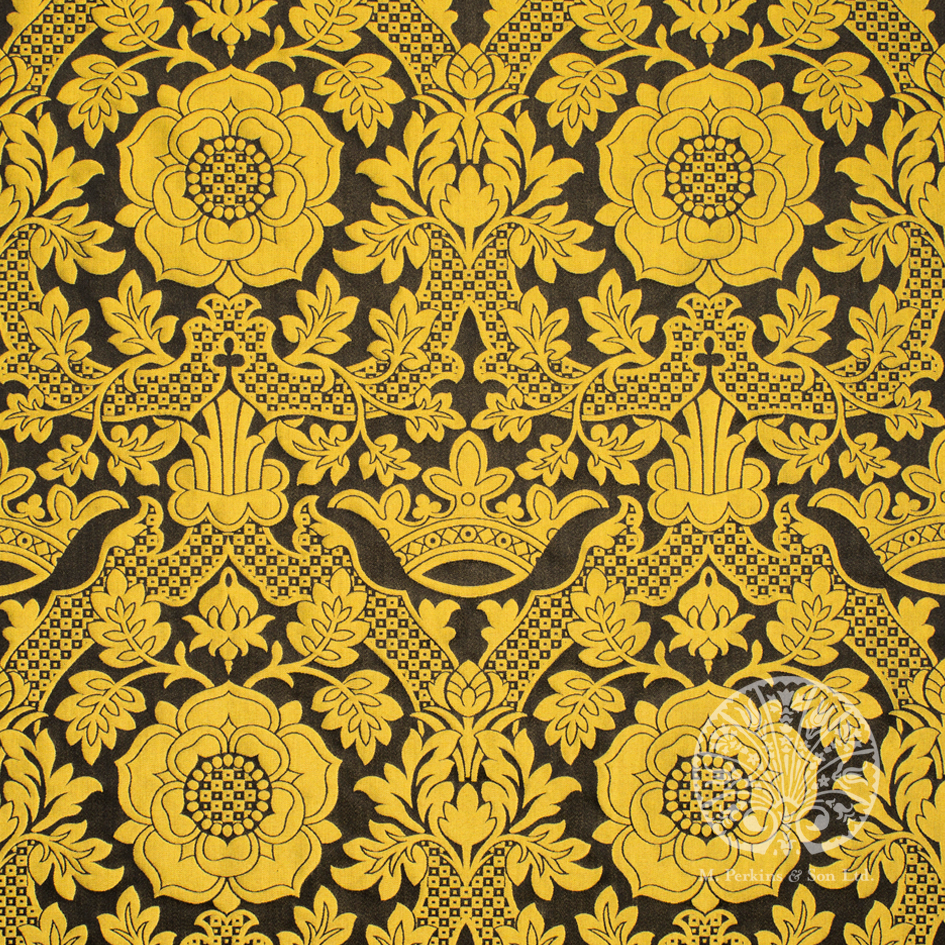 Black/Gold St. Margaret Brocade