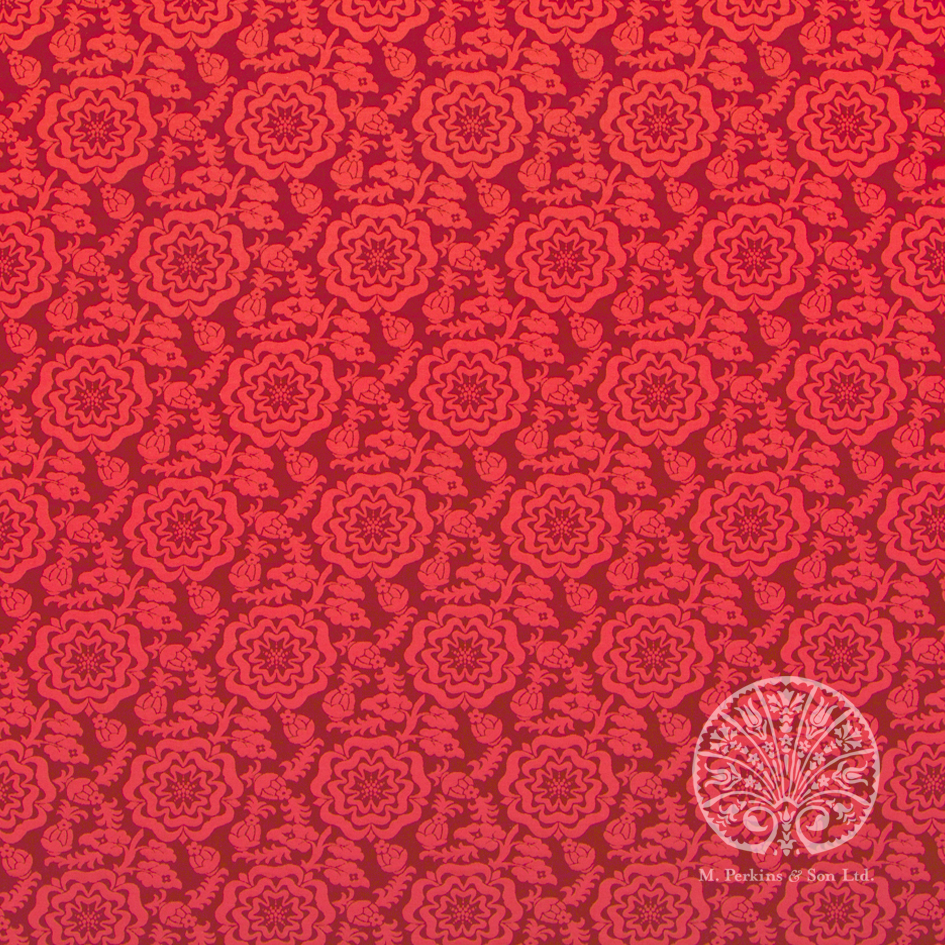 Damask - Red Tudor Rose