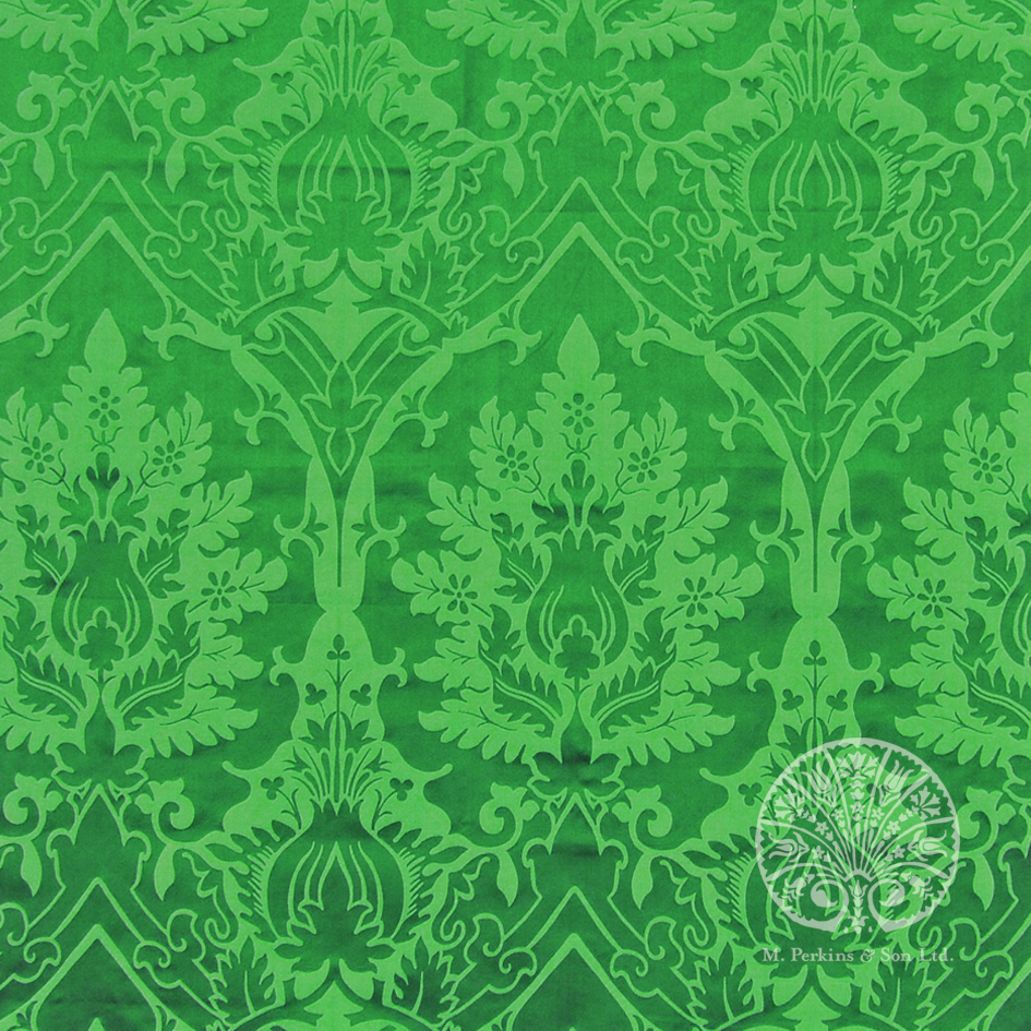 Green Bramfield Damask
