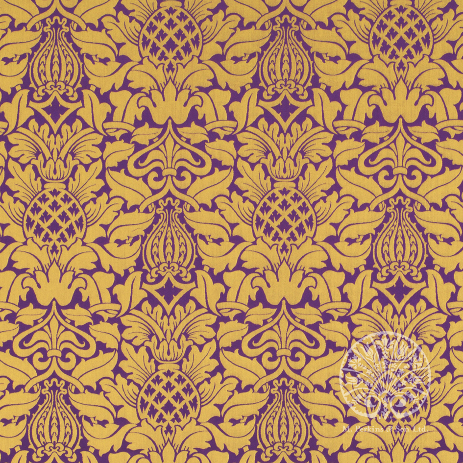 Brocade - Violet/Gold Fairford