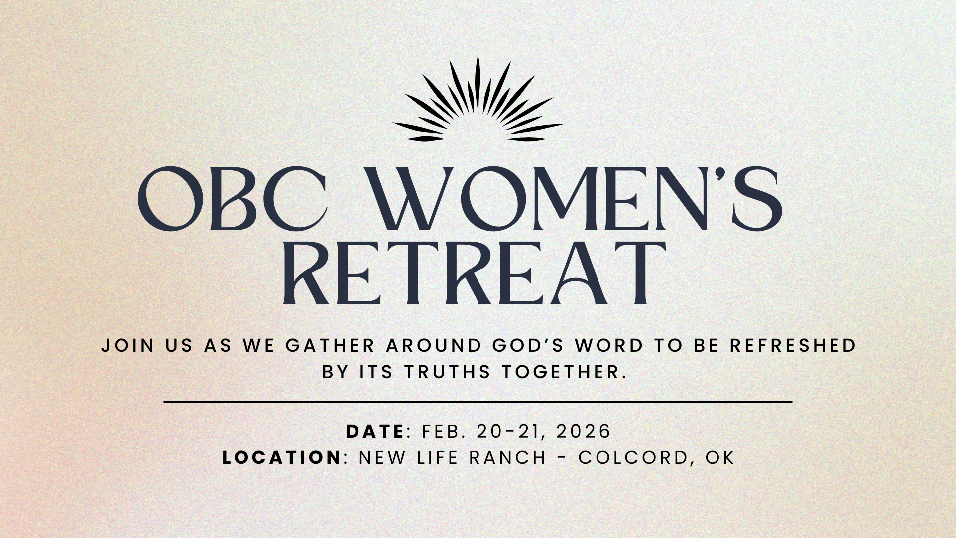 OBC Women’s Retreat