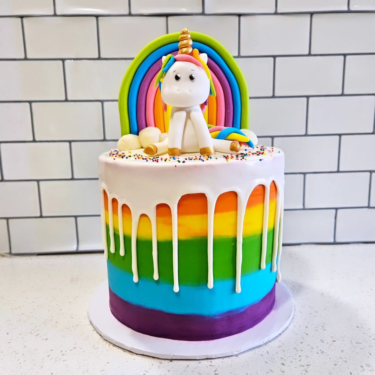 We've been lucky enough that several friends have had girls the last few years, and we've gotten their hand me downs.
I can easily say the amount of hot pink and unicorns in the house has gone up by 1000% 🤣🩷🦄
.
.
.
#unicorncake #rainbowcake #dripc