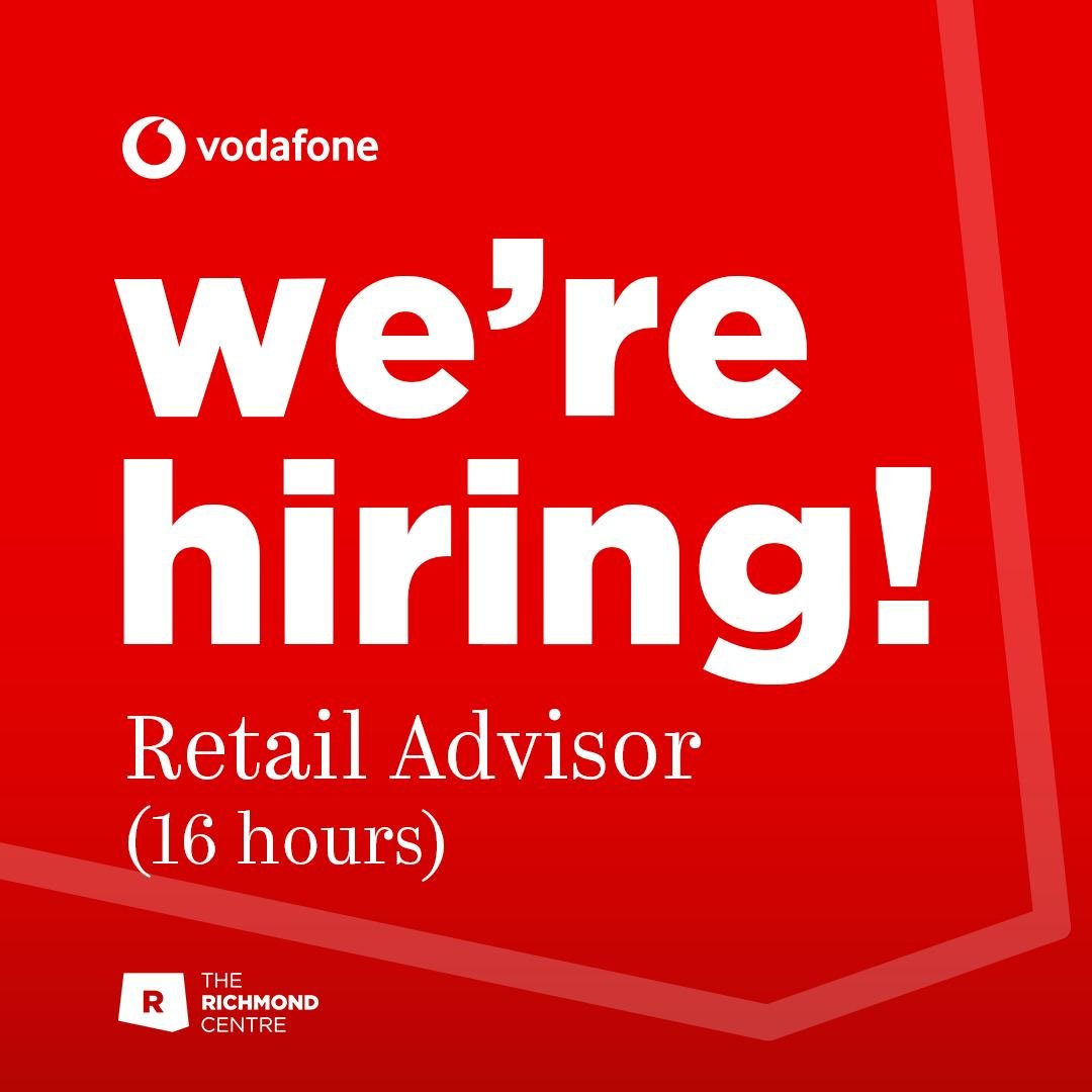 📢 Join the Vodafone Team! 📢 

Vodafone is looking for a passionate Retail Advisor to deliver exceptional customer experiences. Are you ready to make a difference? 

🔗 See the link in our stories to apply now!