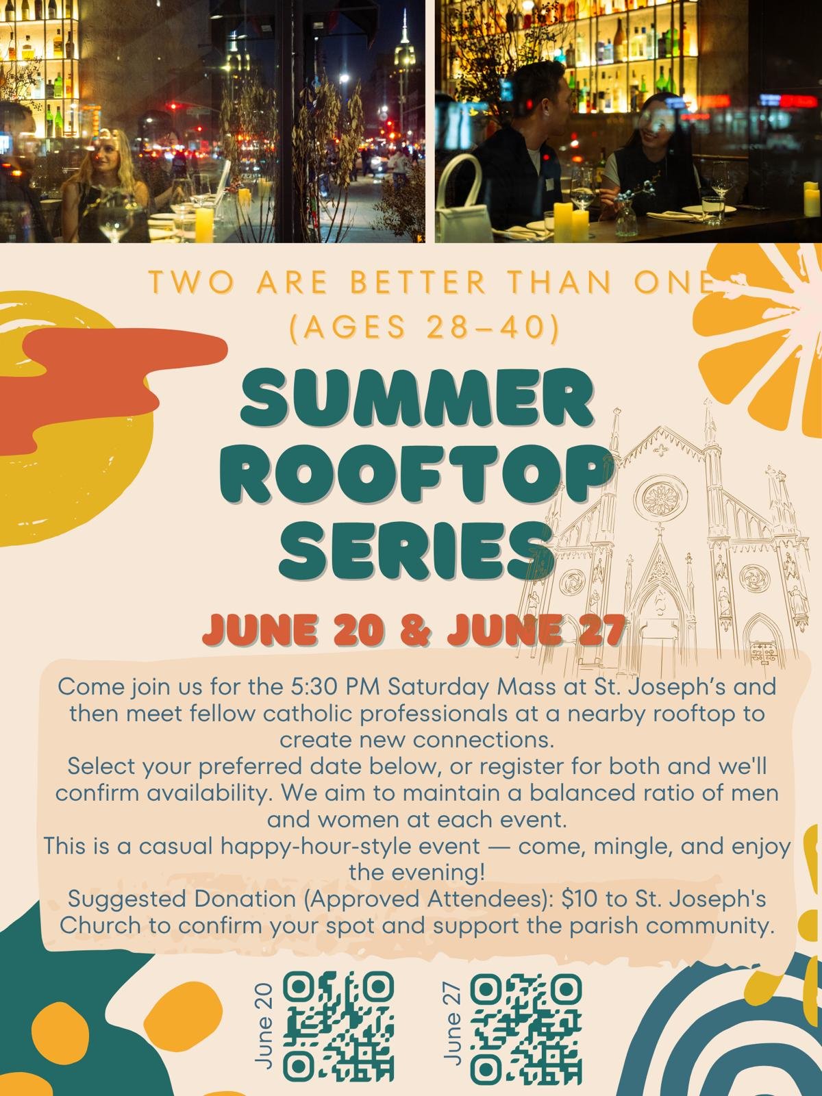 Two Are Better than One: Summer Rooftop