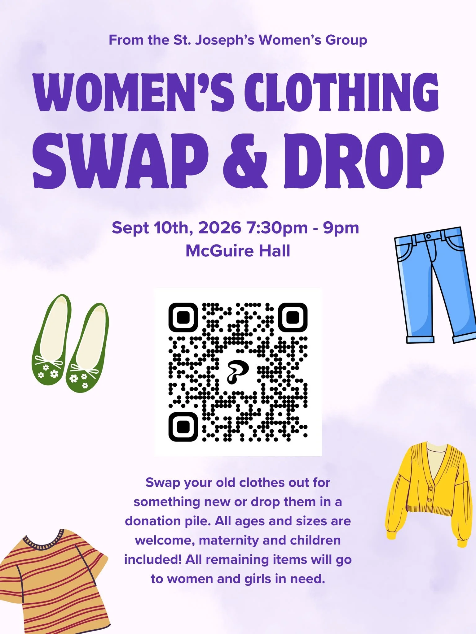 Women's Clothing Swap & Drop
