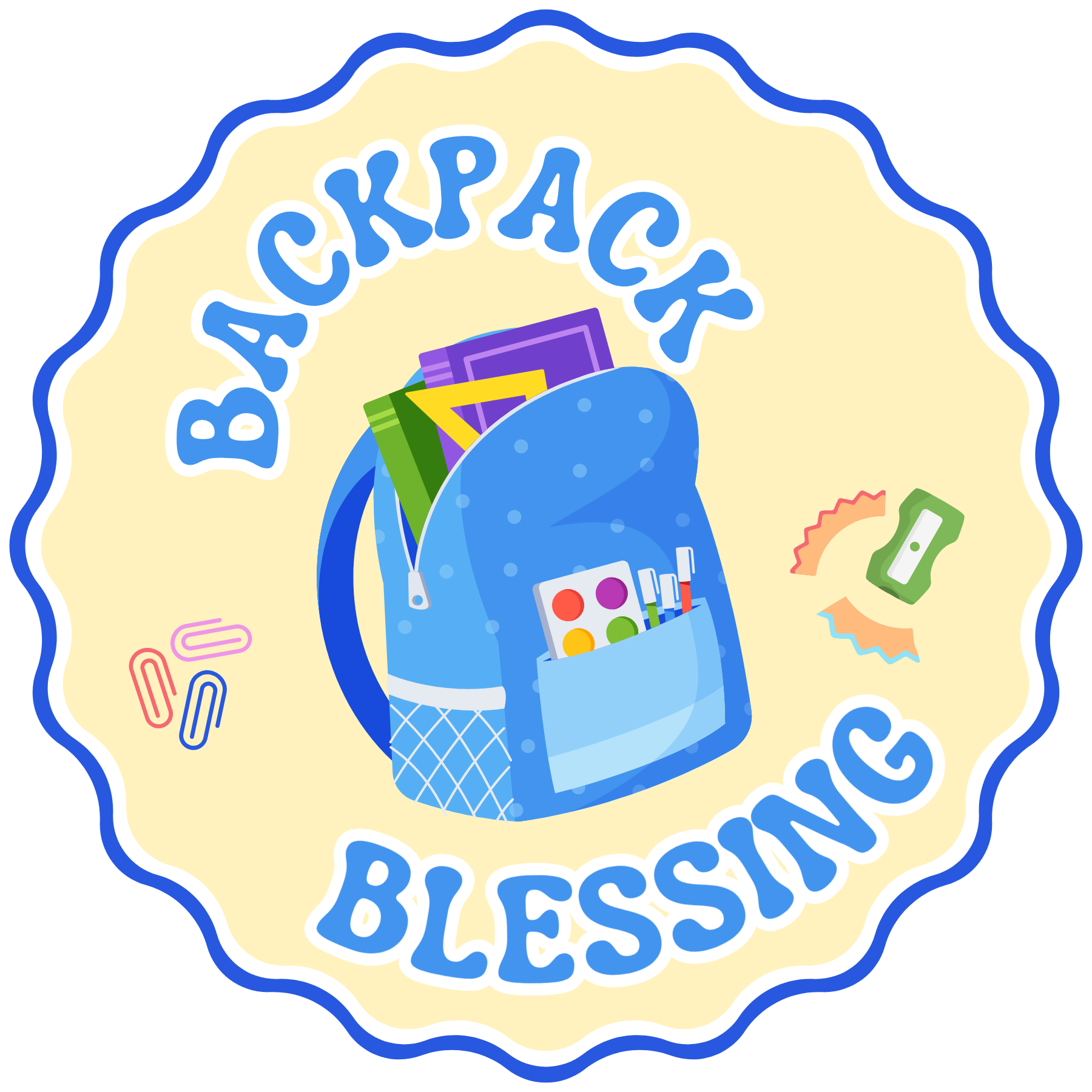Backpack & Diaper Bag Blessing
