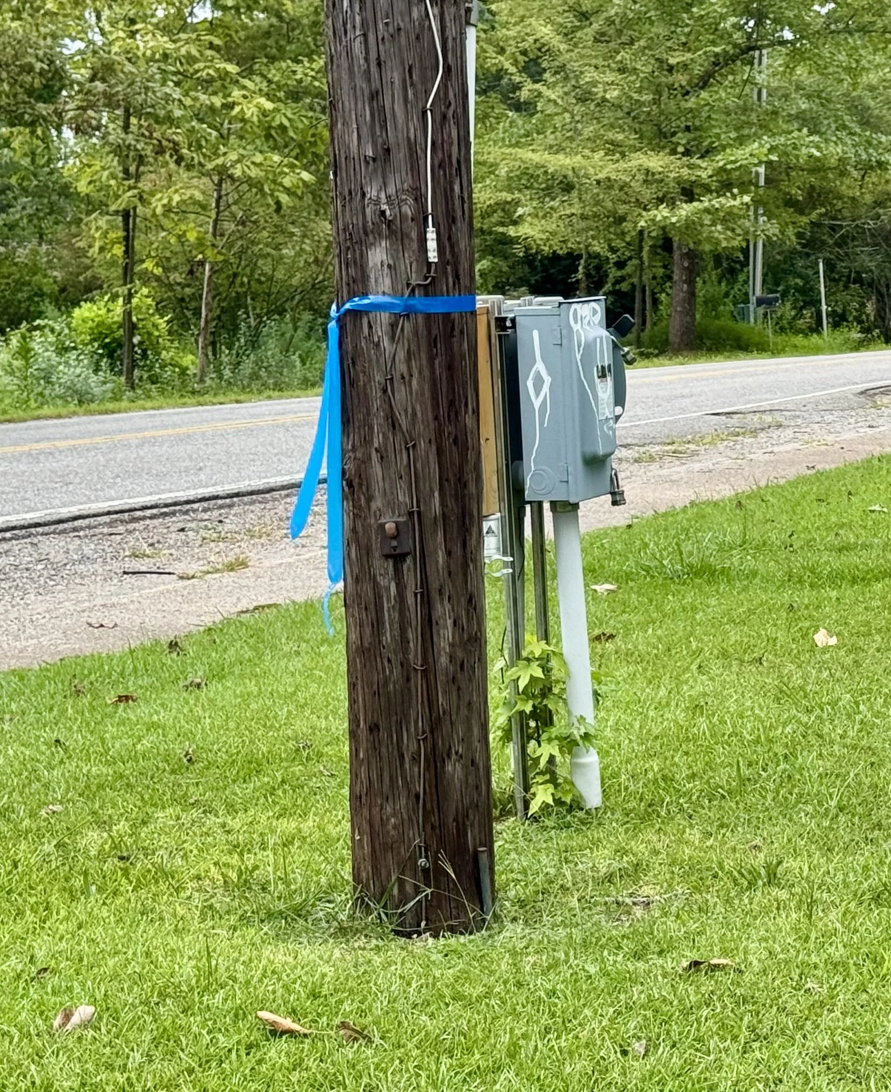 Utility Poles are Being Replace