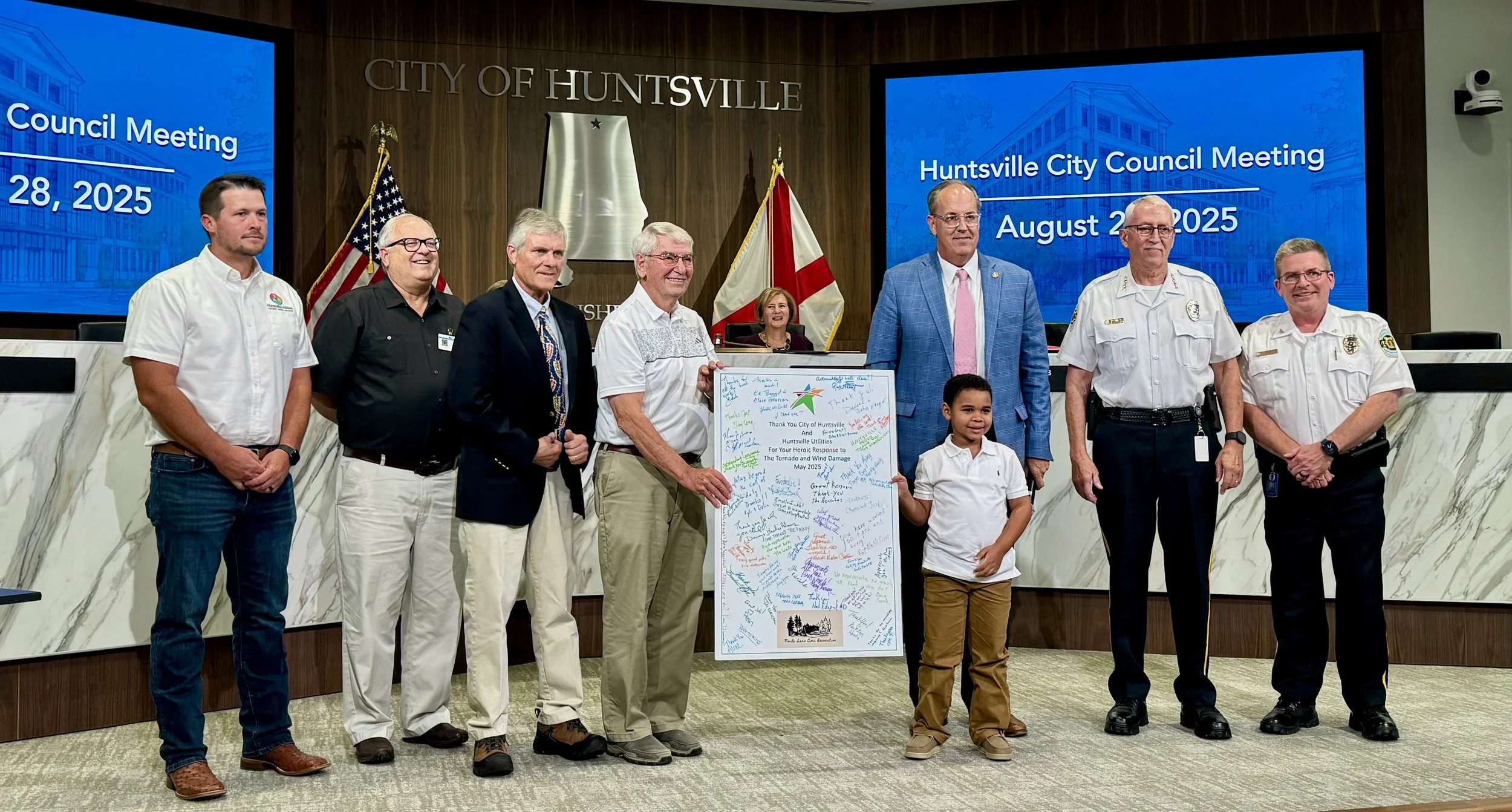 Thank You to the City of Huntsville