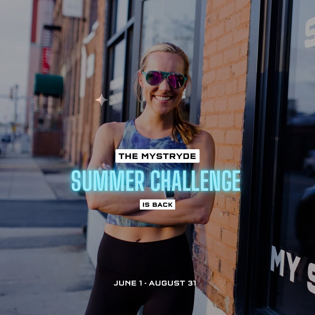 The MYSTRYDE Summer Challenge and Summer sale are comin&rsquo; in hot! 🔥 Stay accountable this summer and get rewarded for your consistency. Peep our stories for all the details. 👀 

Summer sale starts 5/21 and runs through midnight 6/7. Summer cha