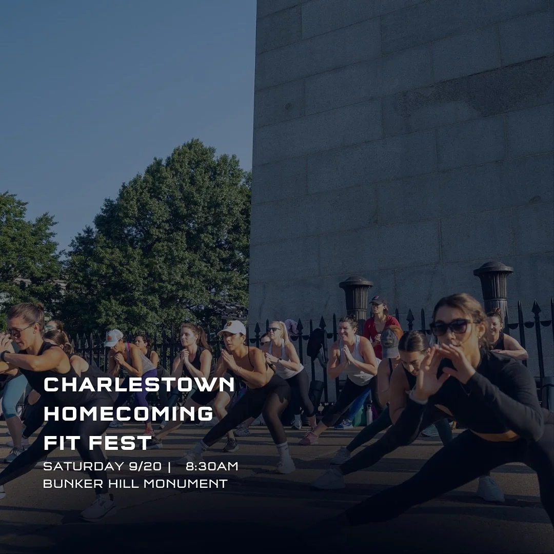 We&rsquo;re kicking off Charlestown Homecoming Weekend with a community Fit Fest at the Bunker Hill Monument! 

Join us this Saturday morning alongside @jppilates1 and @monumentfitnesscharlestown for an energizing workout with neighbors and friends.
