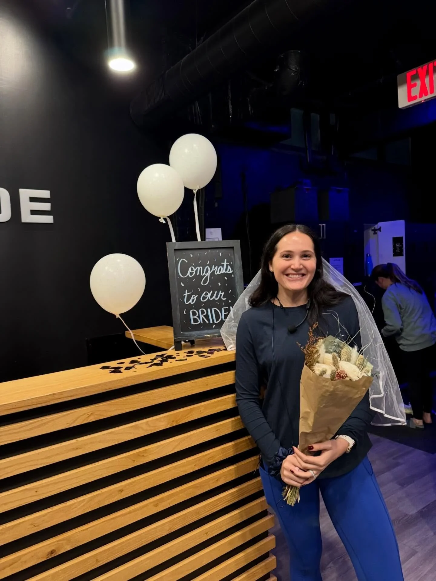 Wedding bells were ringing for our Southie instructor @emmal0wrey this weekend ! Emma started working our front desk 5 years ago, became an instructor two years ago, and is staple in our Southie community. Congrats Emma!