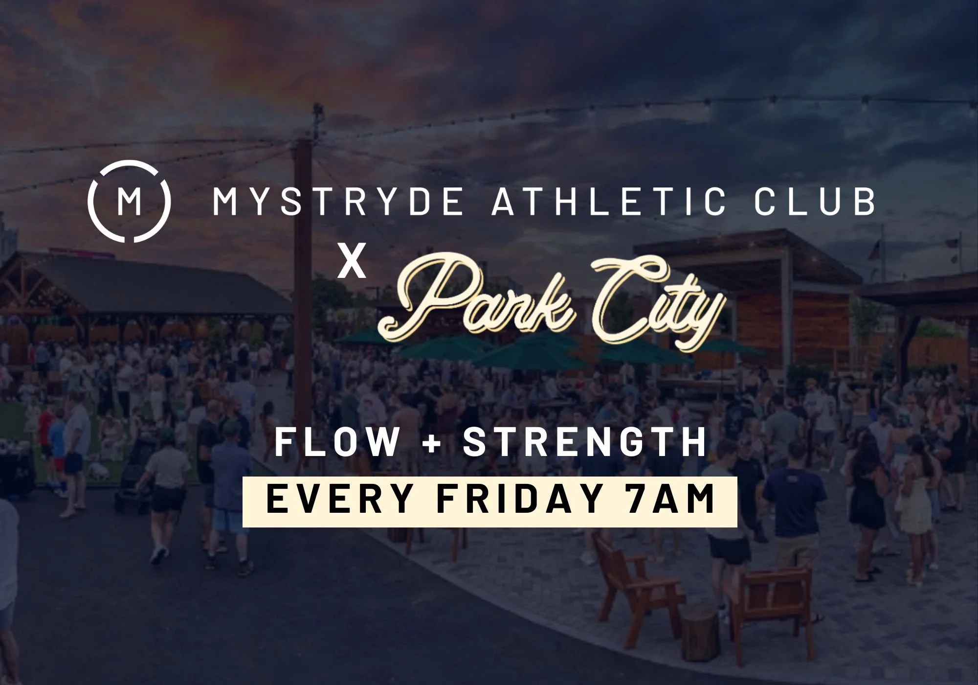 FRIDAY 7AM: OUTDOOR FLOW + STRETCH  - PARK CITY