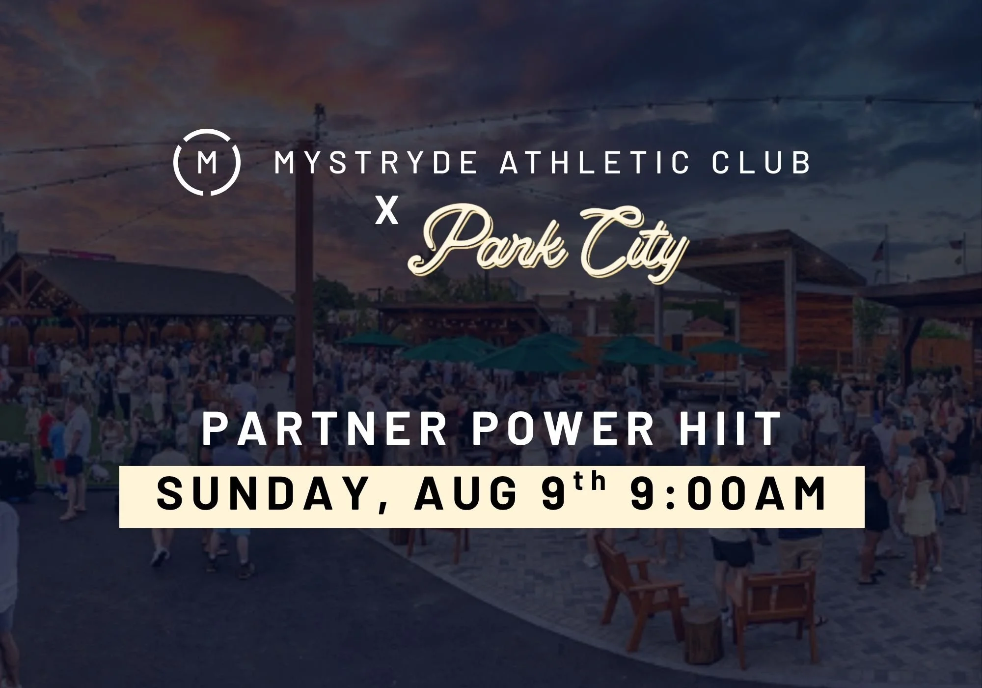 OUTDOOR POWER HIIT: PARK CITY