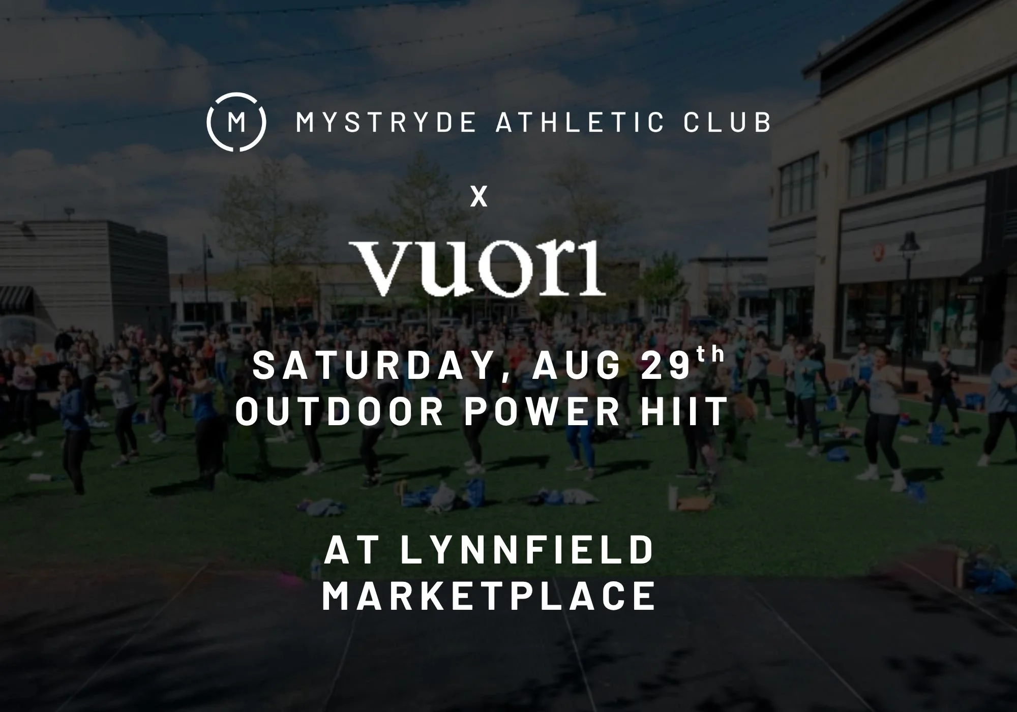 FREE OUTDOOR WORKOUT LYNNFIELD MARKETPLACE