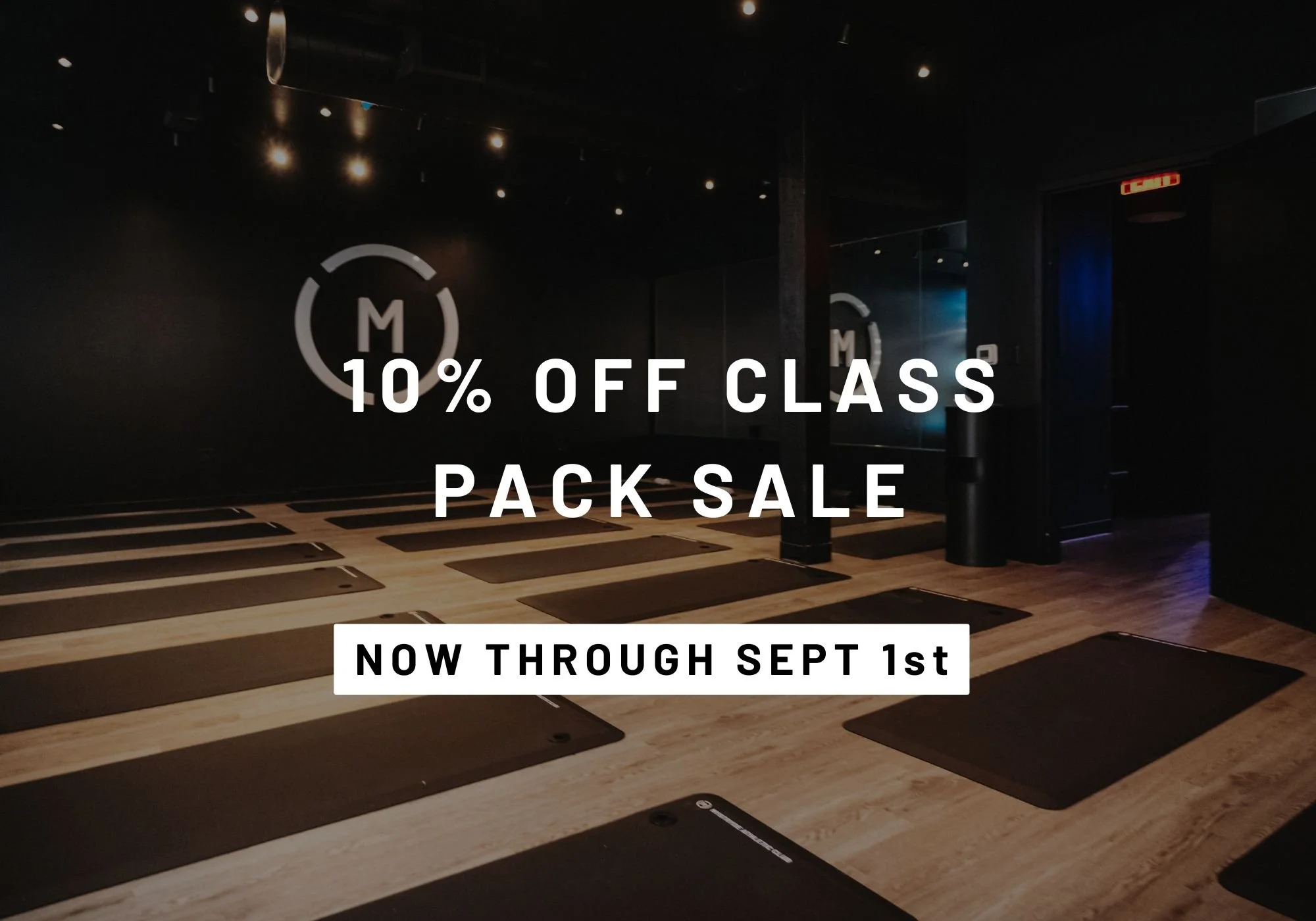 CLASS PACK SALE (10% OFF)