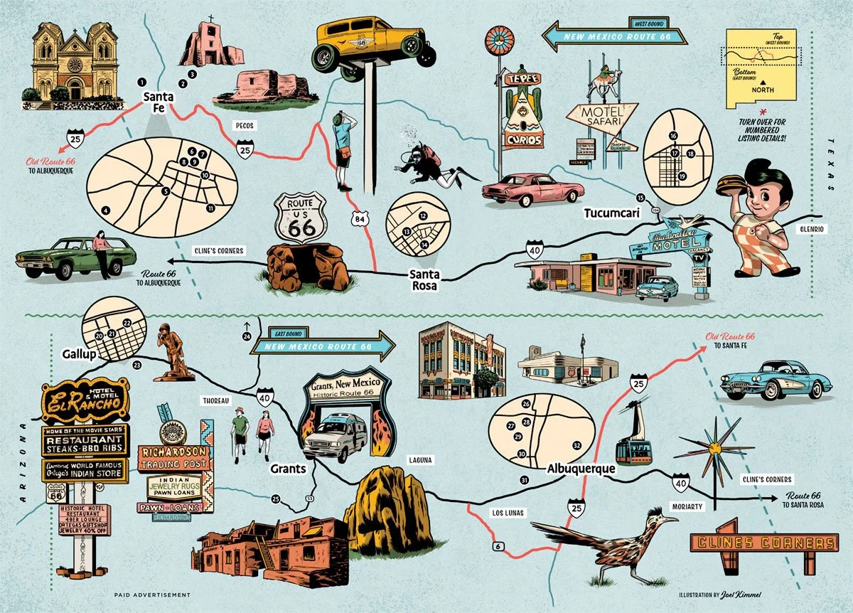 route 66 illustration — News — Joel Kimmel Illustration