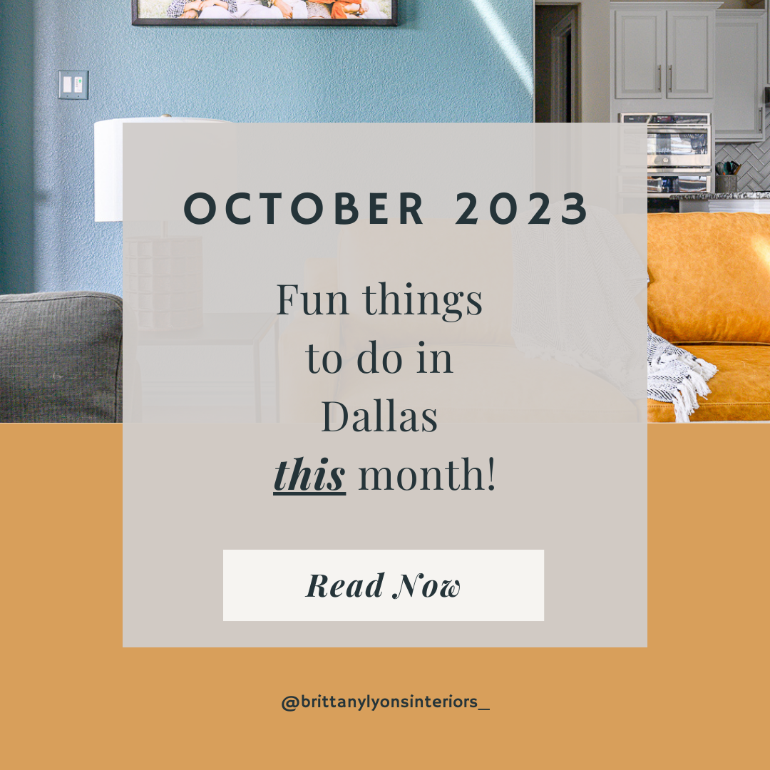 Things to do in Dallas THIS month!