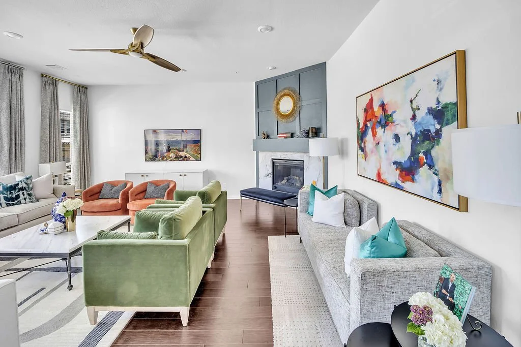 Professionally designed Dallas living room by Brittany Lyons Interiors
