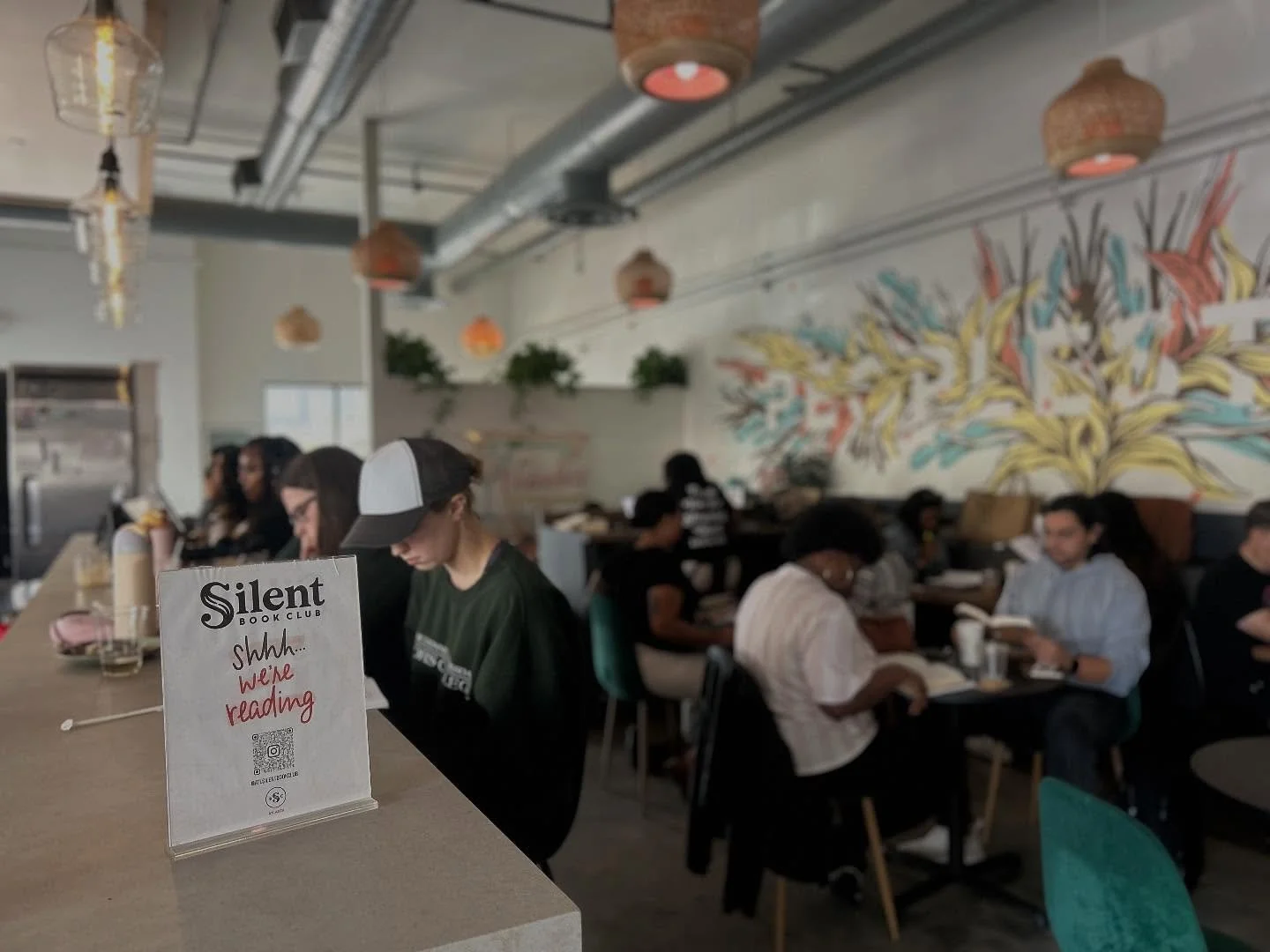 📚✨ Always love when the @atlsilentbookclub rolls through! Y&rsquo;all never disappoint &mdash; always showing up deep, cozy, and ready to read. Nothing better than seeing our shop filled with quiet conversation and good vibes.

So thankful to have t