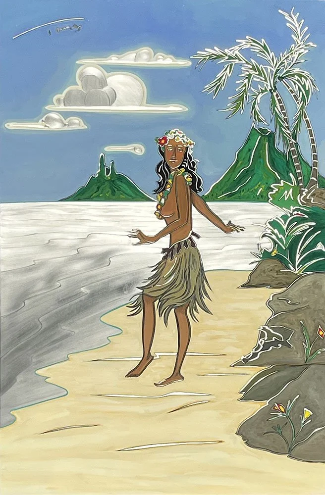 TOMAS - HULA GIRL 36x30.jpg