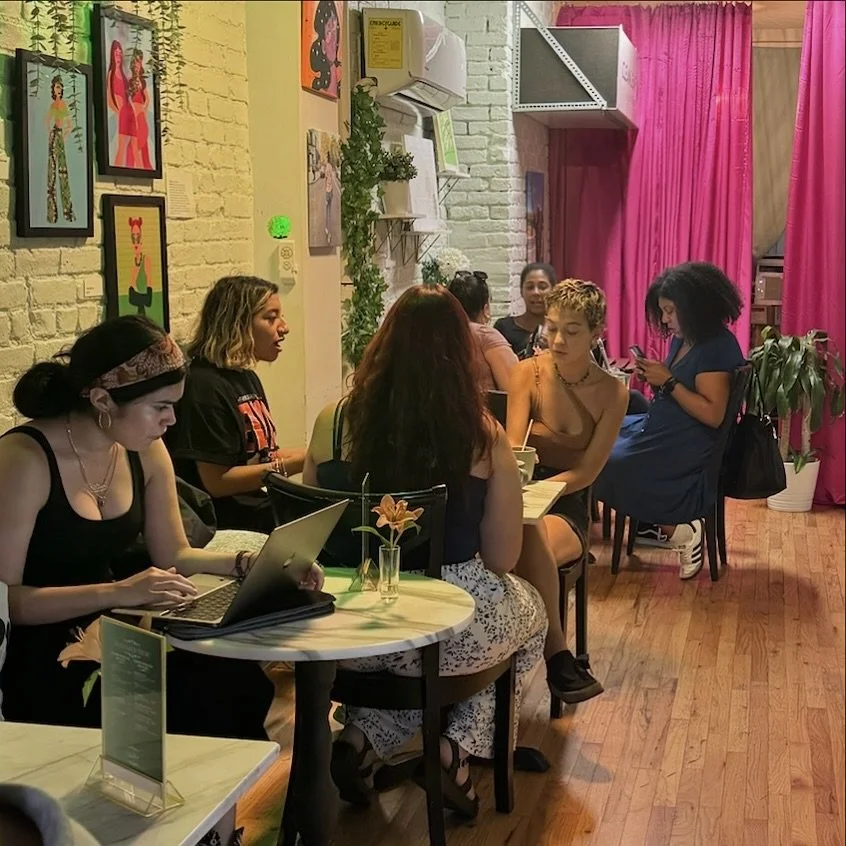 Join us today for *Workin&rsquo; On It Wednesday*! Don&rsquo;t miss out on our BOGO deal from 12pm - 4pm. Tag a friend to co-work with, and drop by to find out about our upcoming events! See you at La Fleur Caf&eacute;! 🌸 #LaFleurCafe #CoWorkWednesd