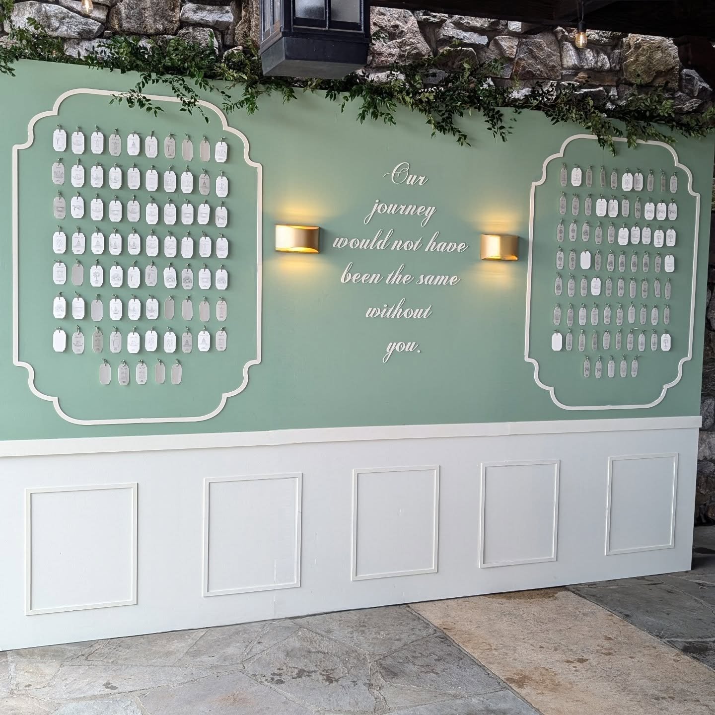 When the venue is iconic, the signage should rise to the occasion. This weekend we had the privilege of installing this giant seating chart at the historic Omni Grove Park Inn. 

Designs like this would not be possible without the hard work from our 