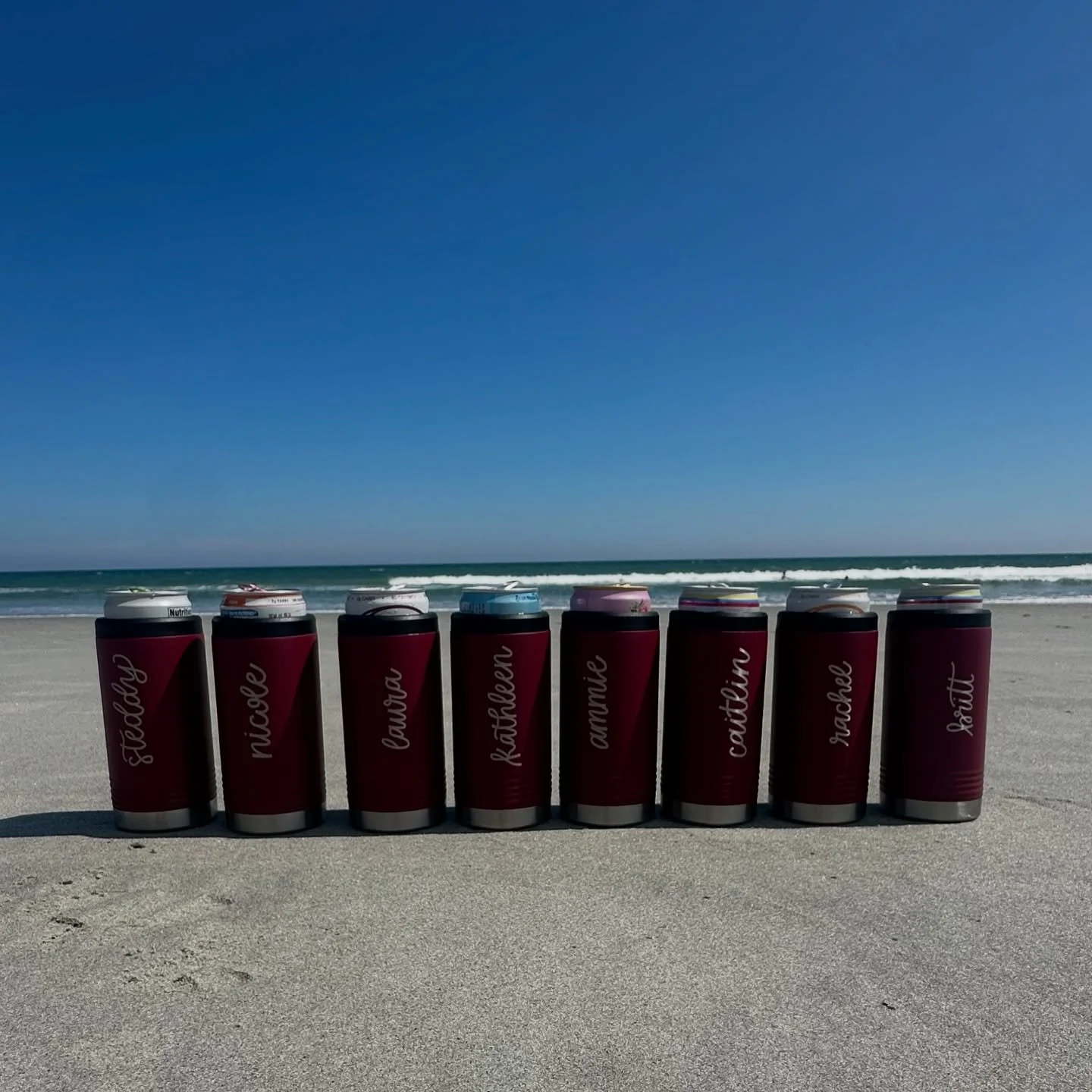 when the girls trip finally makes it out of the group chat, you for sure need custom colsters in your college colors 🍾 #gococks