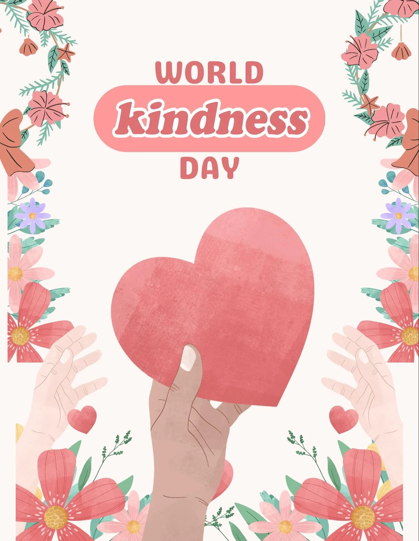 Spread KINDNESS wherever you go 💗

Today is World Kindness Day. A beautiful reminder that even the smallest acts of care can make a big difference. 💕

Kindness begins with ourselves: a calm breath, a gentle thought, a caring heart. When we practice