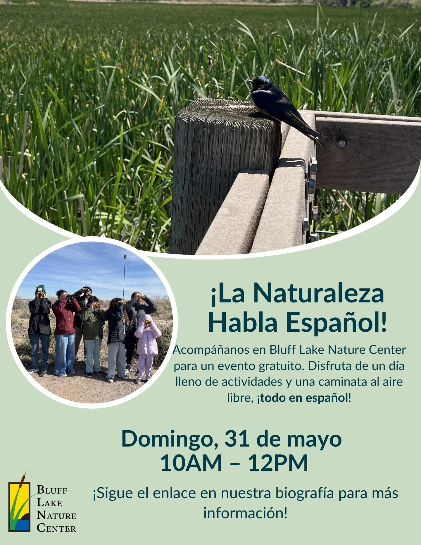 Los queremos invitar a nuestro evento La Naturaleza Hable Espa&ntilde;ol el proximo domingo, 31 de mayo. 🌿
&iexcl;Este evento es GRATIS y sera completamente en espa&ntilde;ol! Aprenderemos como hacer diarios de naturaleza y los usaremos en nuestra c
