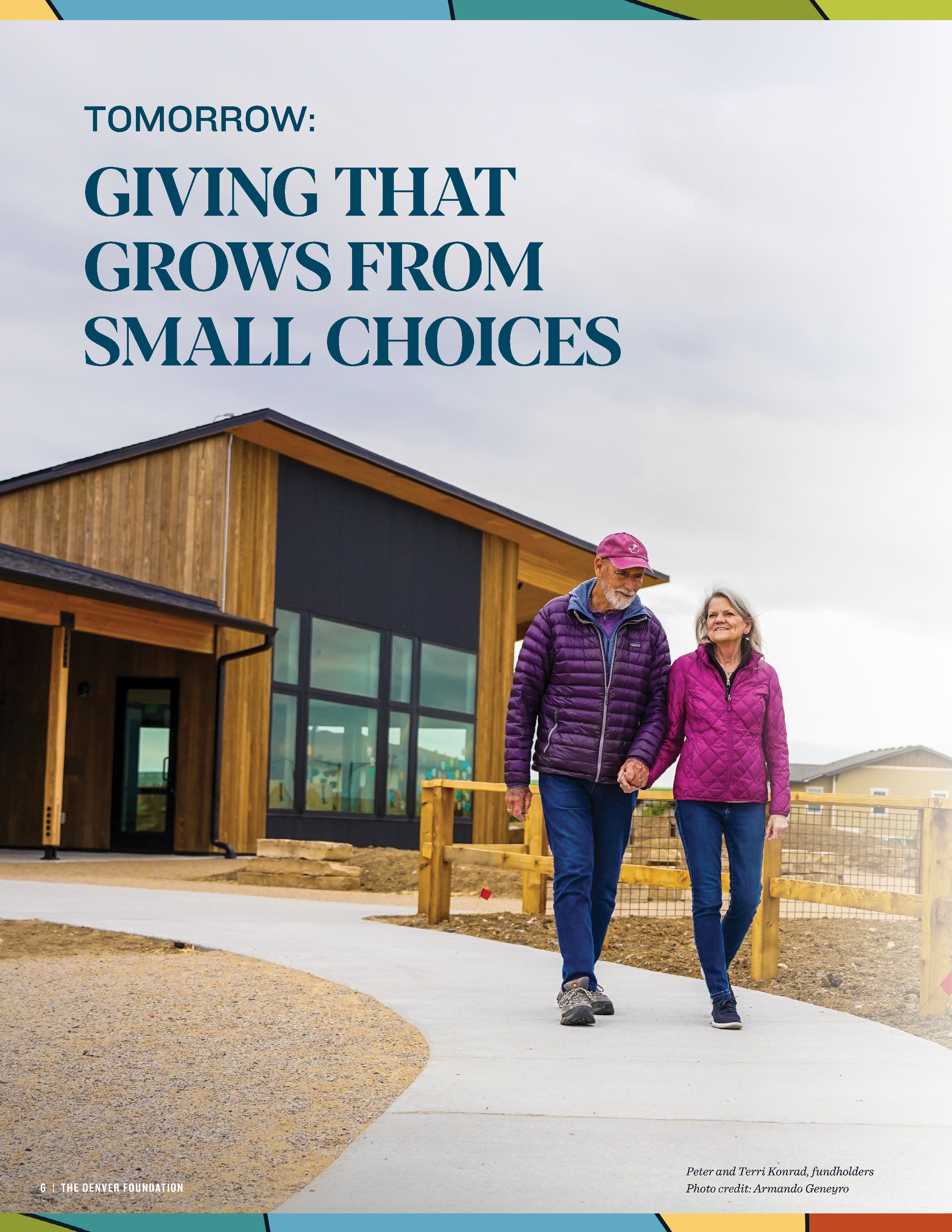 Peter and Terri Konrad Featured in The Denver Foundation’s Annual Report