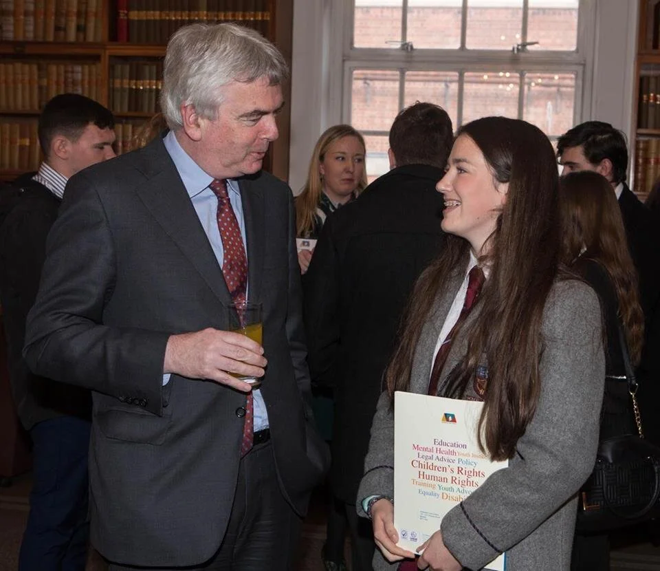 Sarah Hand delivers speech at the Children's Law Centre