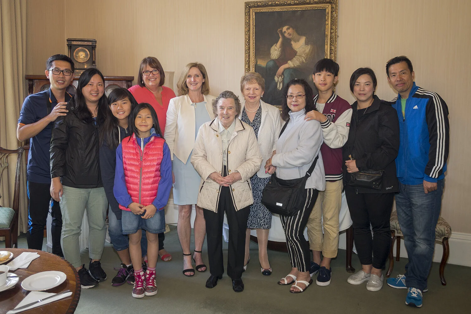 Former pupil visits Drumglass House