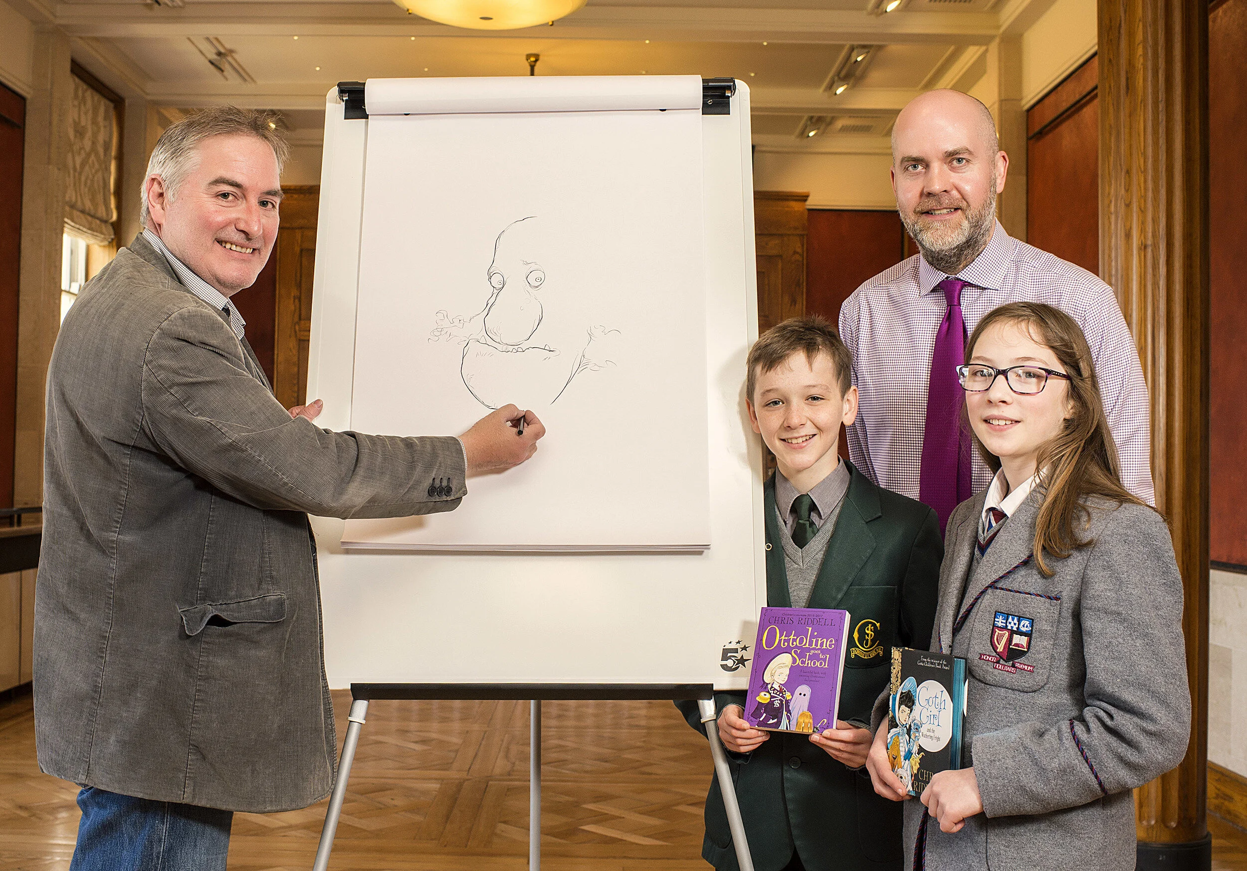 VCB pupils meet Children’s Laureate Chris Riddell